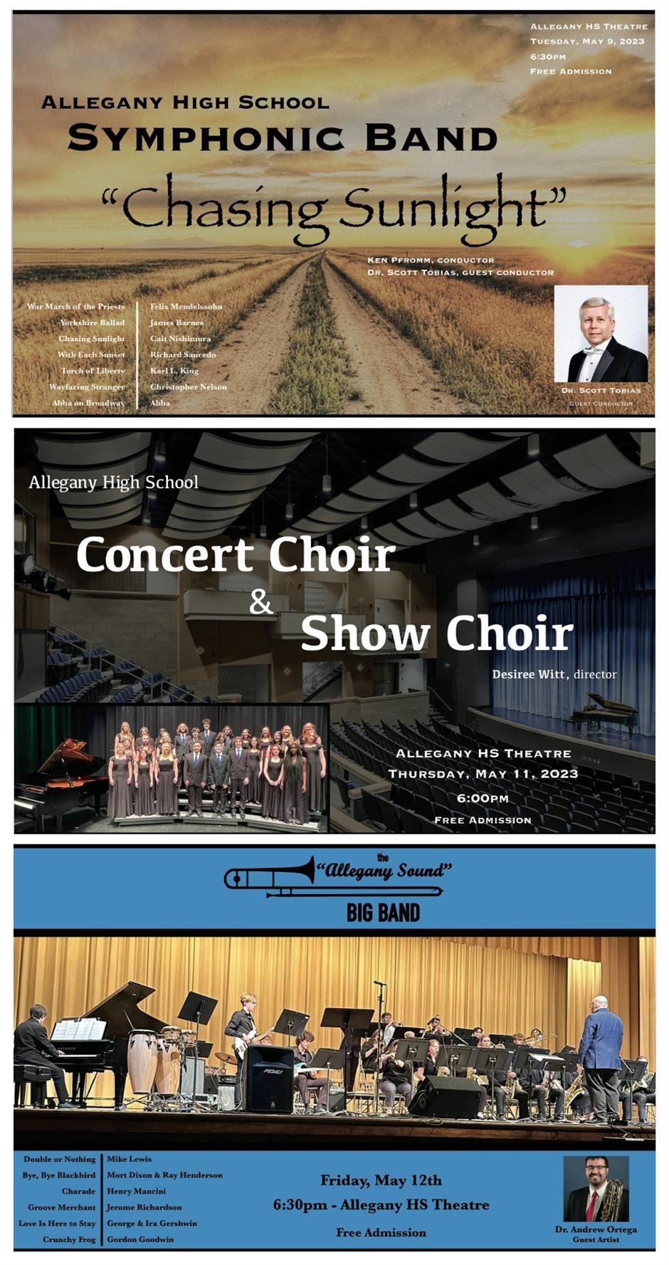  Allegany High School Concerts